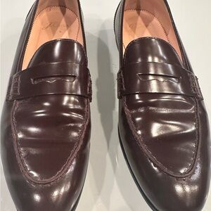 J Crew Women’s Academy Leather Penny Loafer Size 81/2